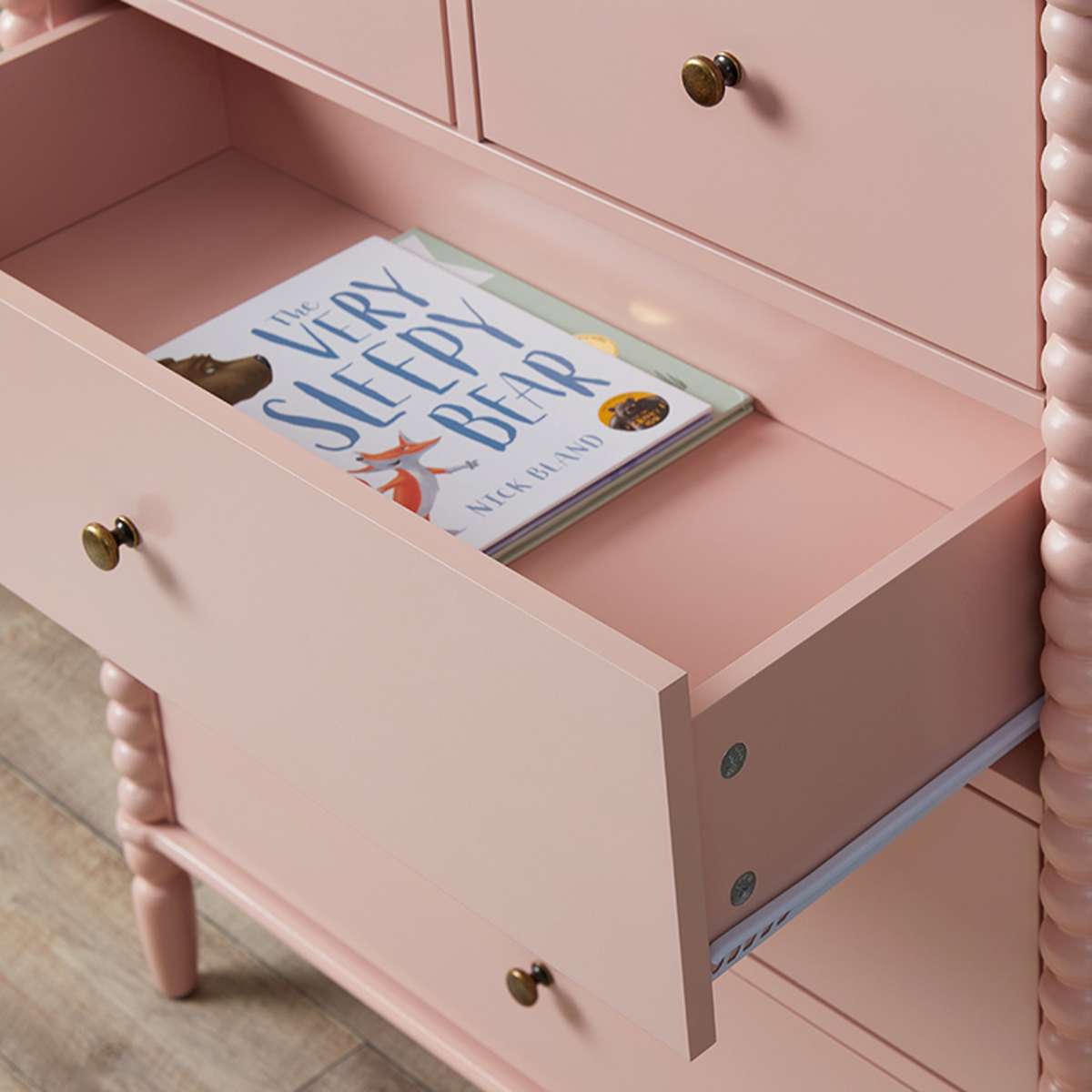 Betti Bobbin Tallboy Pink Coastal Elegance Mocka