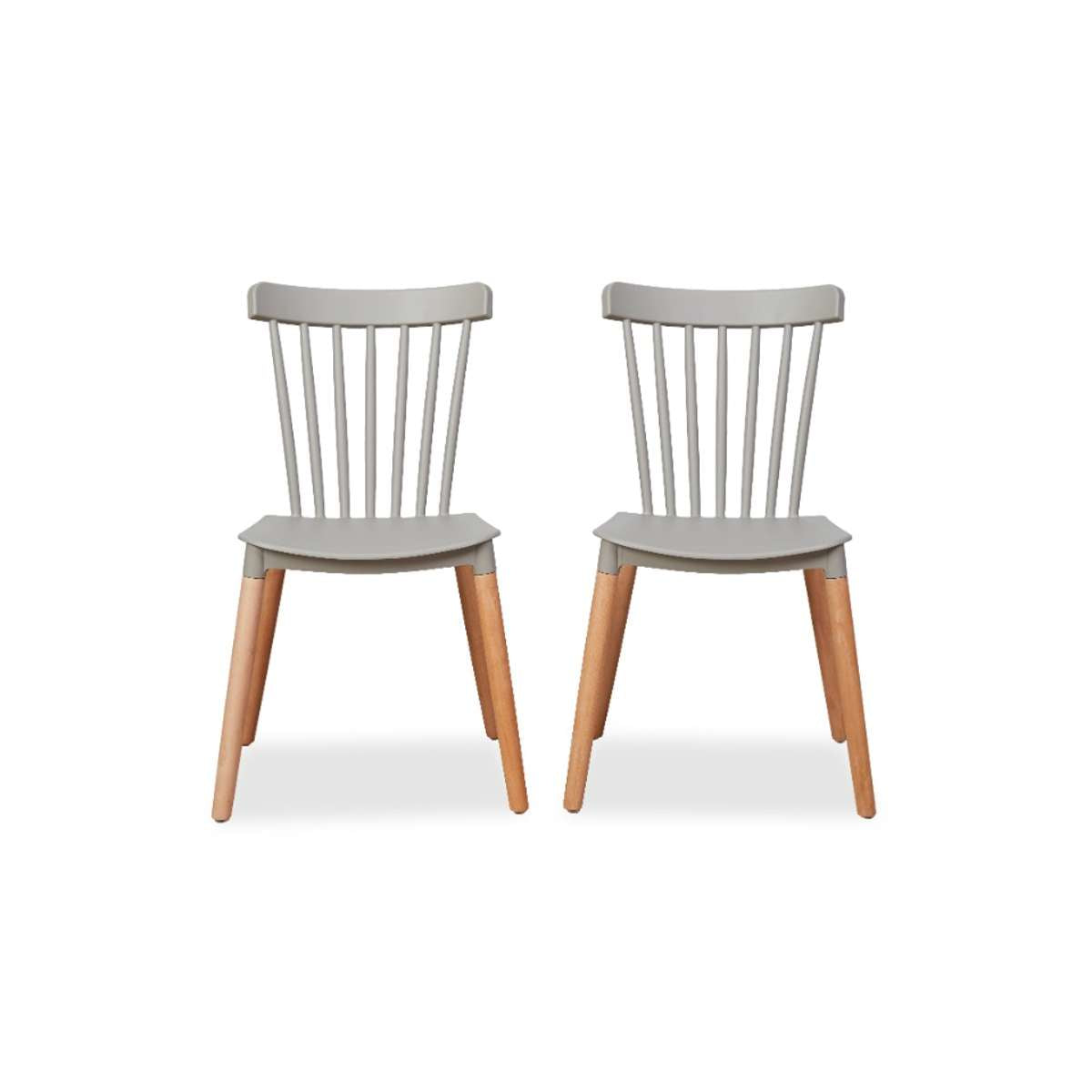Frida Dining Chair - Set of 2 - Stone