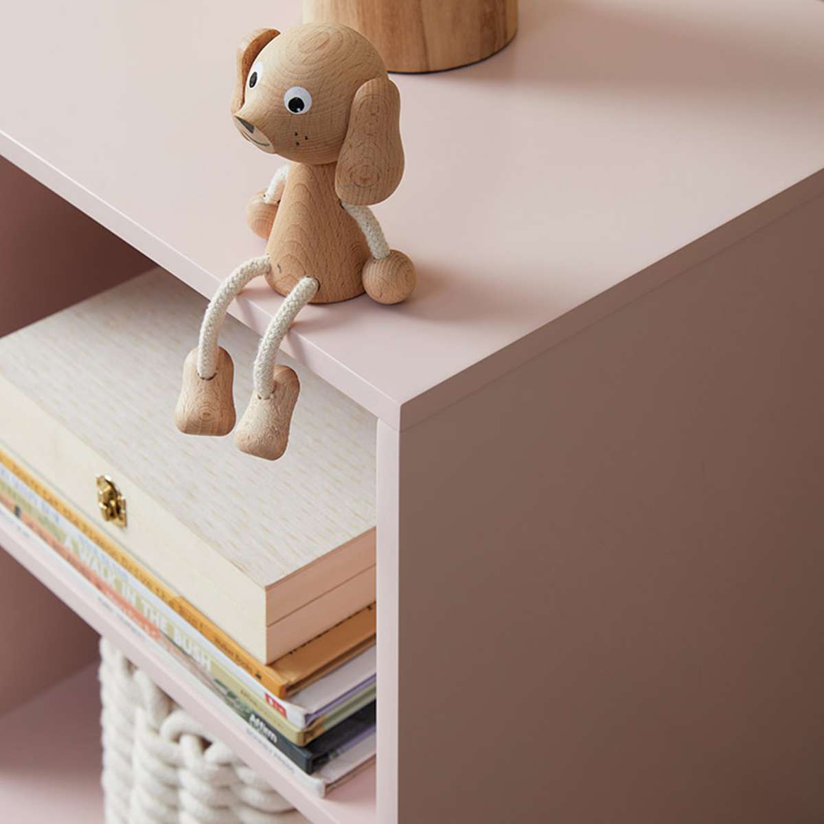 Bubble Ball Feet Side Table - Pink