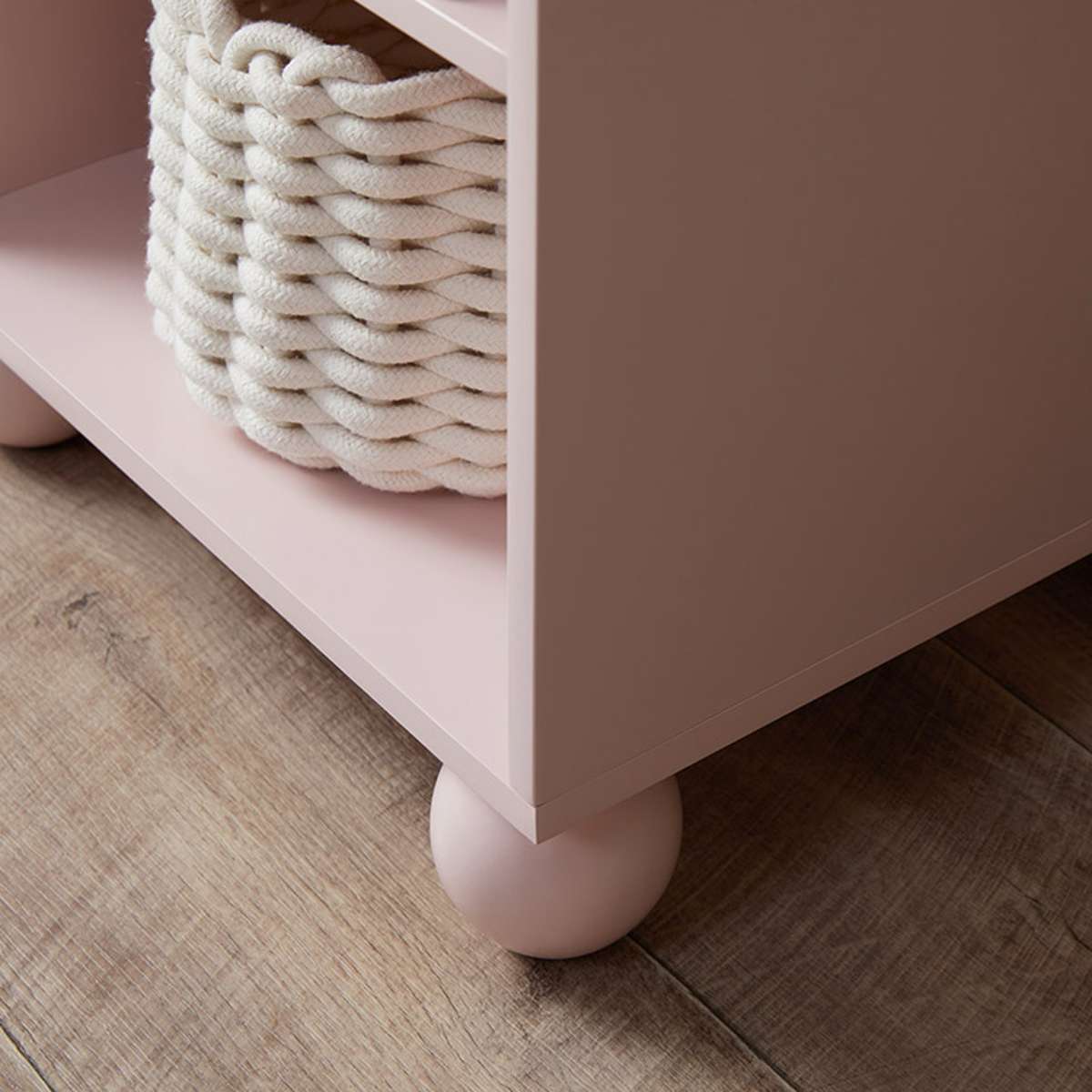 Bubble Ball Feet Side Table - Pink