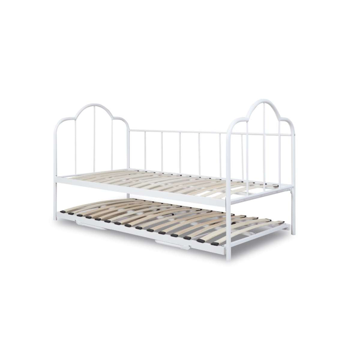 Dixie Day Bed With Trundle - White