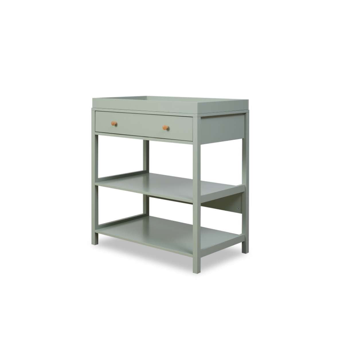 Sage Green Baby Changing Table with Removable Top | Mocka