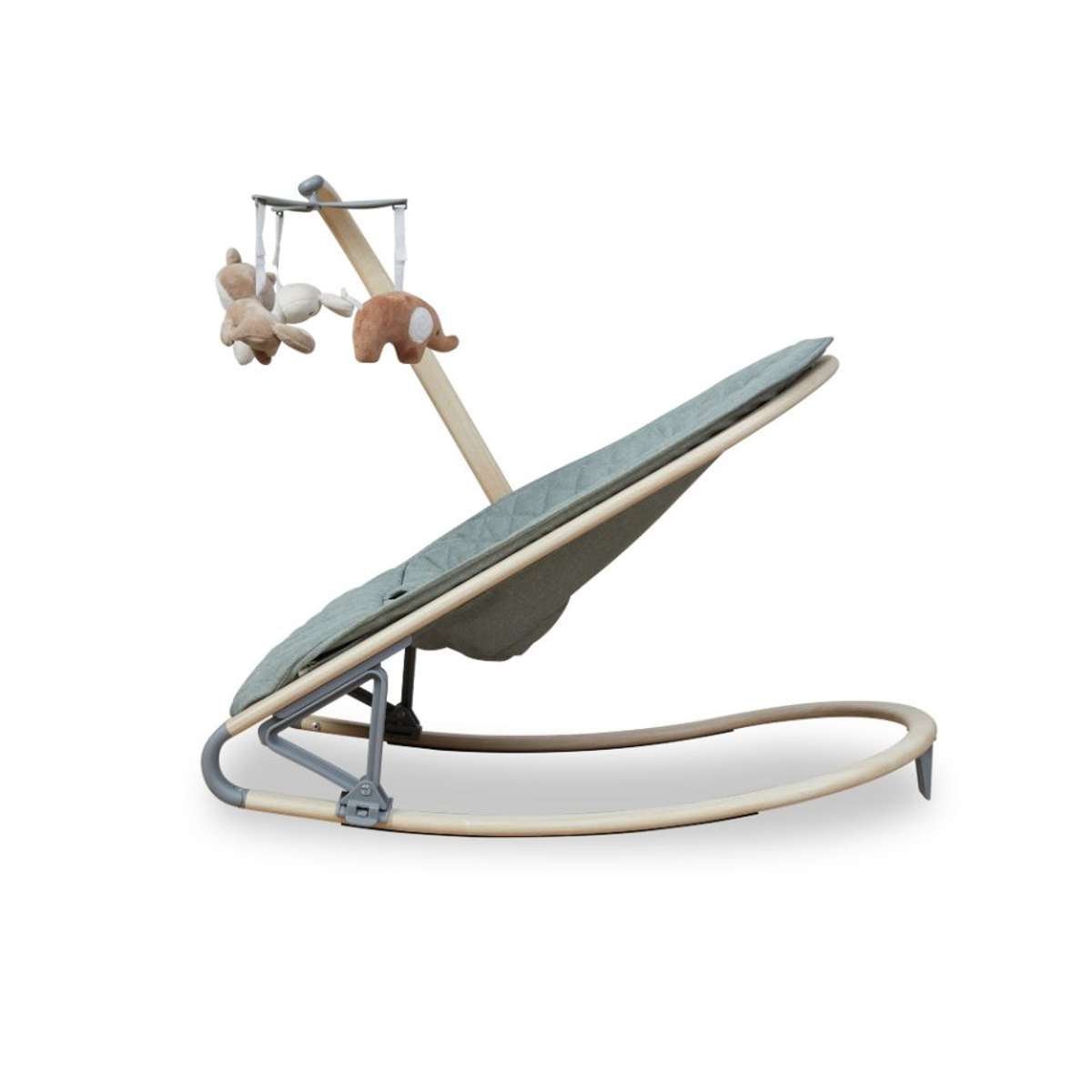 Raven Rocker Spring Green: Foldable Baby Chair | Mocka
