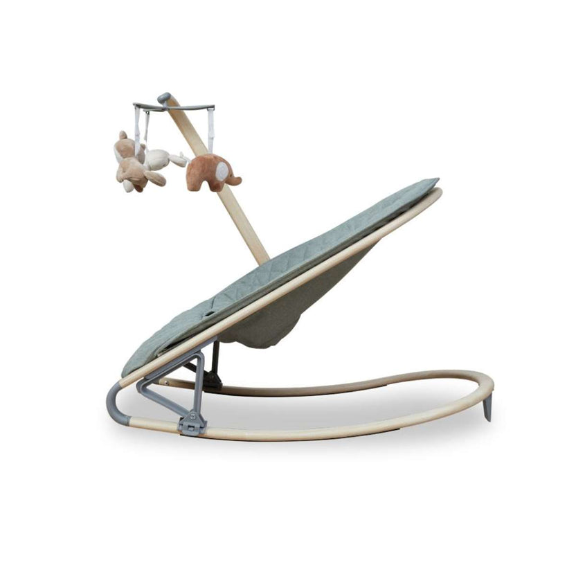 Raven Rocker Spring Green: Foldable Baby Chair | Mocka