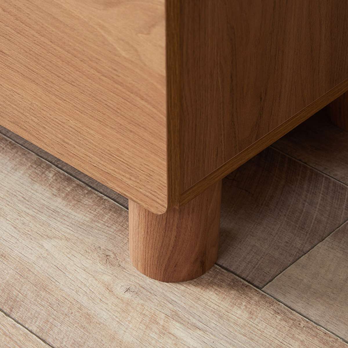 Leeroy Bedside Table - Hazelnut