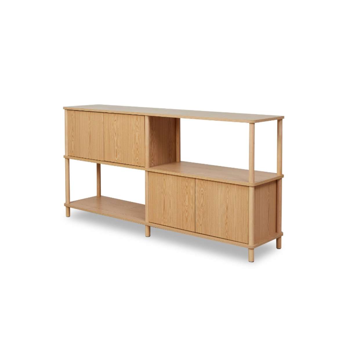 Eden Low Shelf With Storage - Stylish & Durable | Mocka