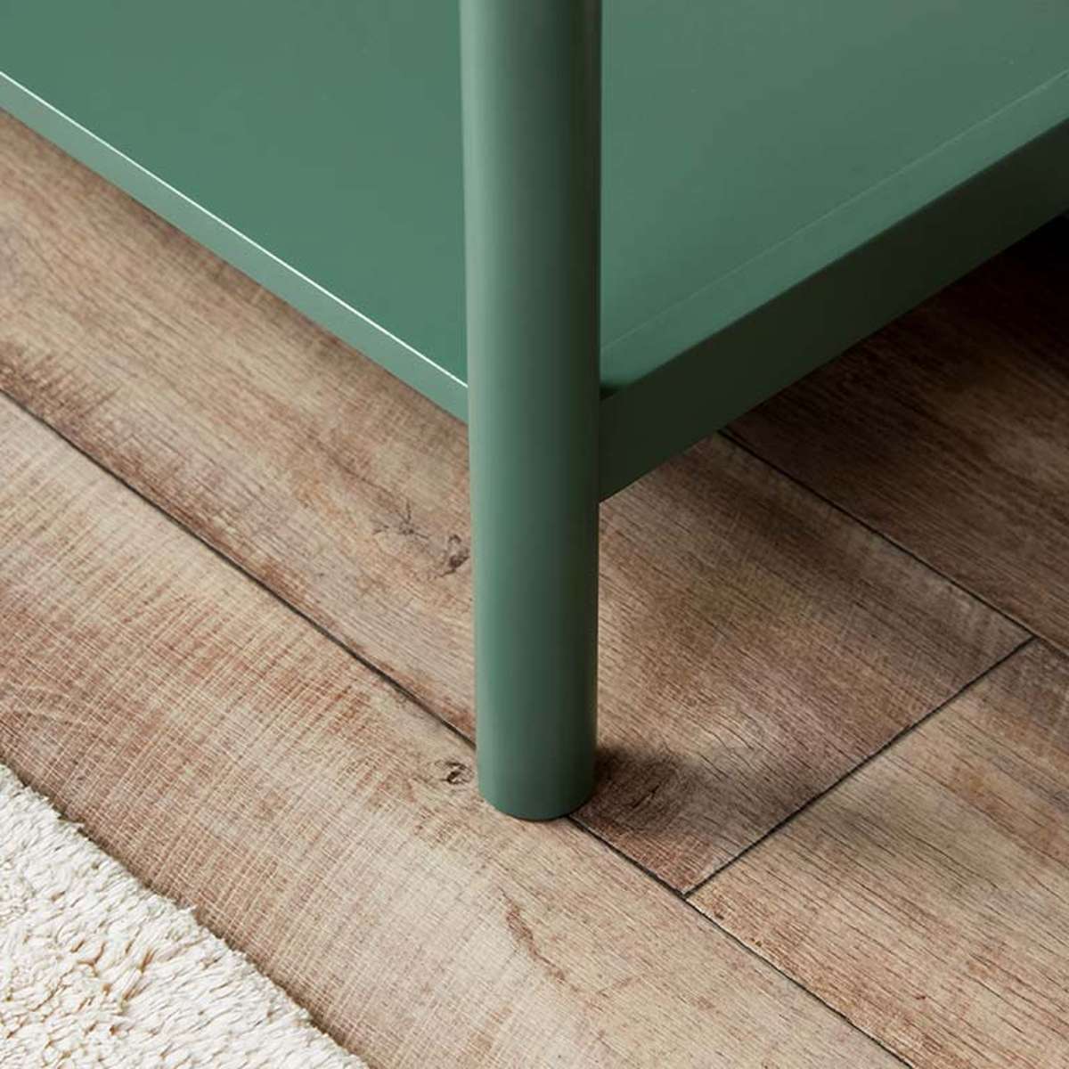 Myra Scalloped Console Table - Dark Green