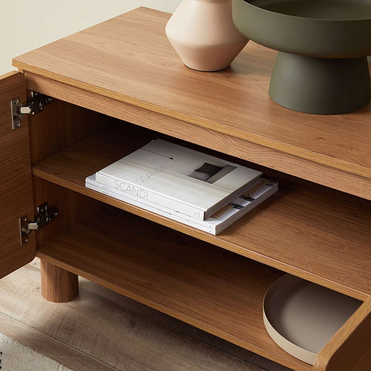 Leeroy Entertainment Unit - Hazelnut