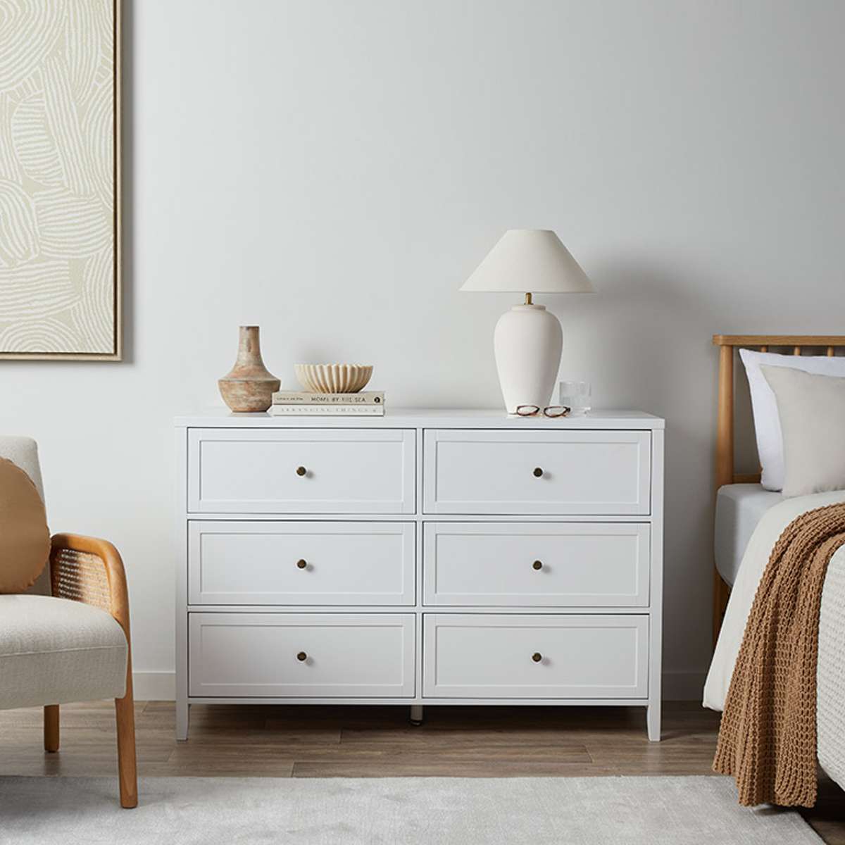 Cove White Three Piece Nursery Furniture Set