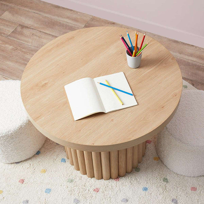 Mini Tablwe Mini Roo Ribbed Play Table – Stylish & Fun | Mocka