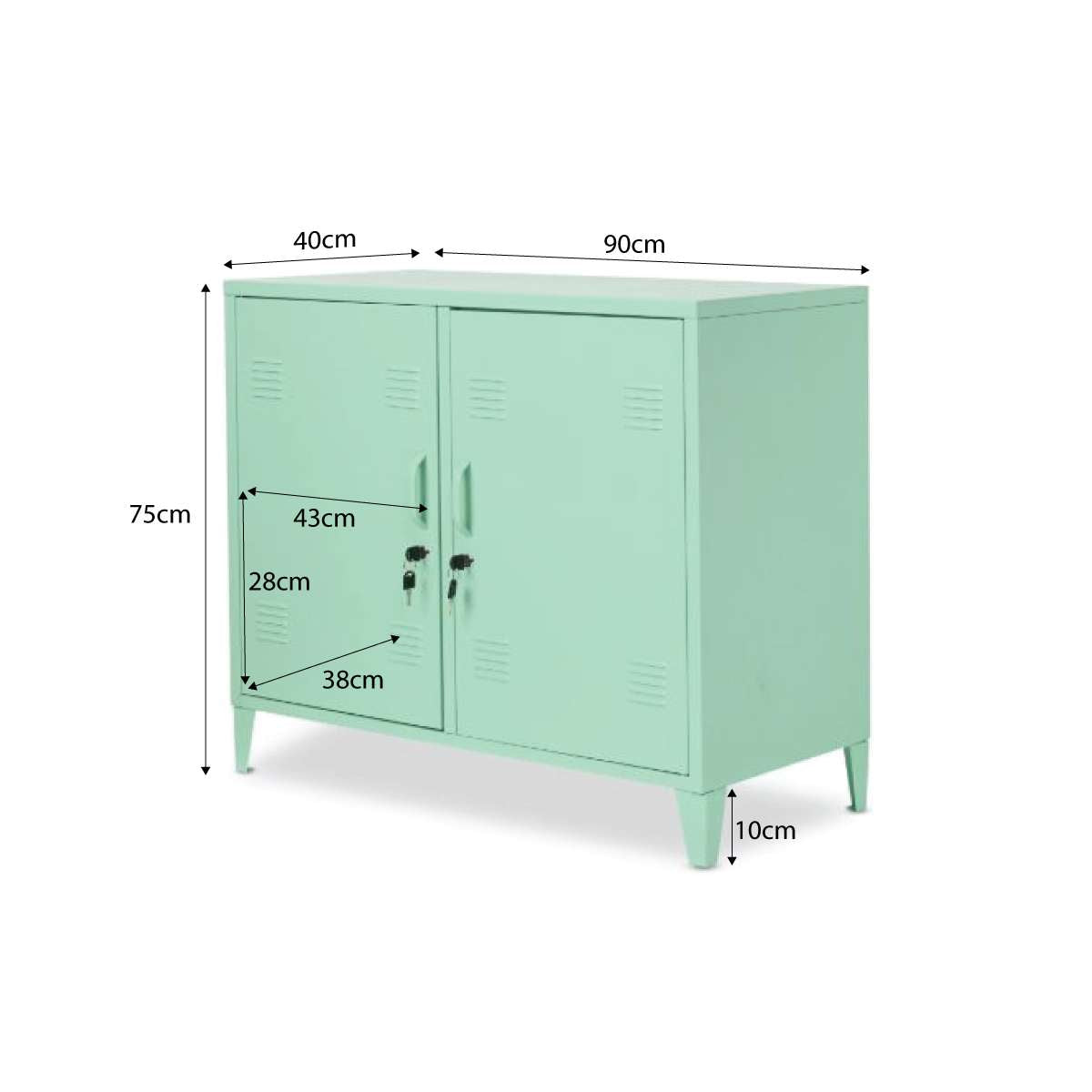 Mocka Original Locker Cabinet - Mint