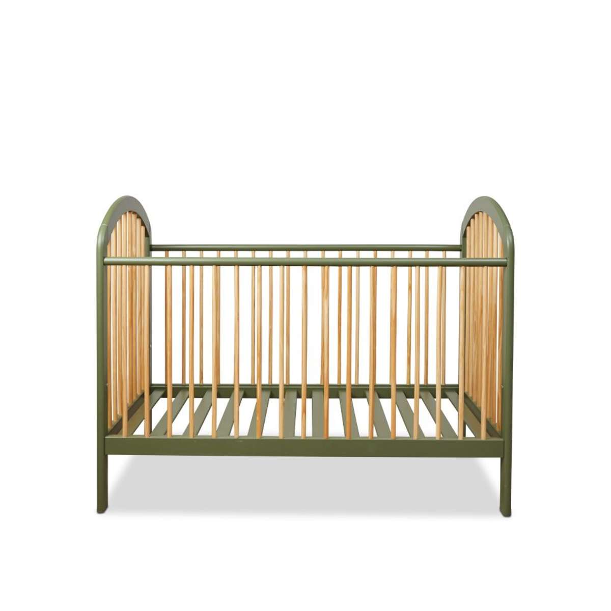 Archie Cot - Moss/Natural