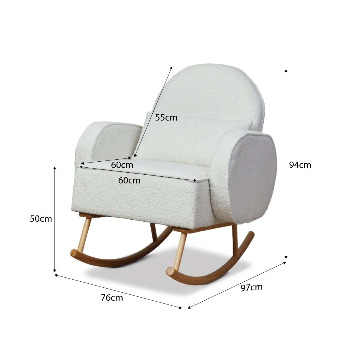Blake Natural Five Piece Nursery Set