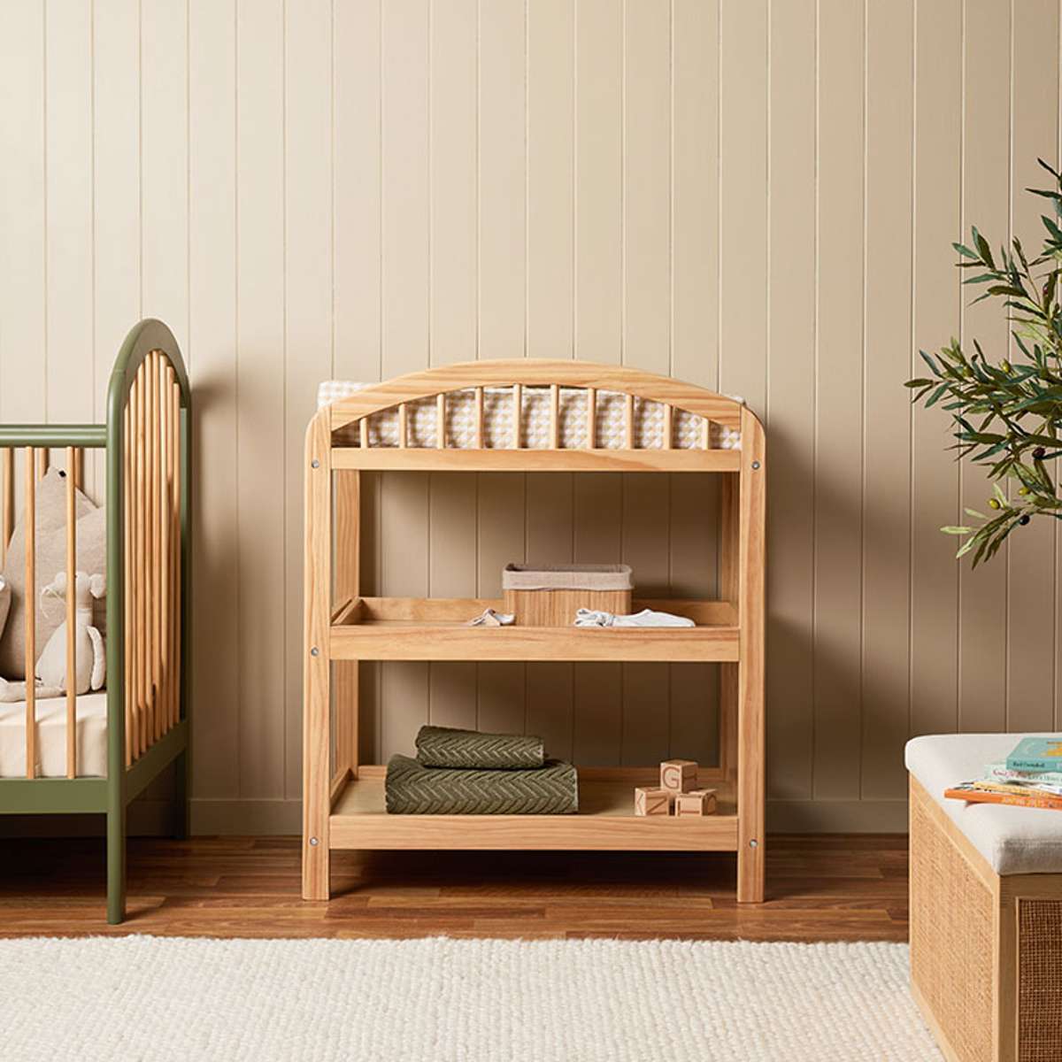 Archie 2 Shelf Change Table