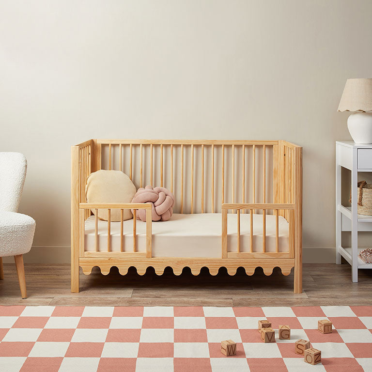Luan Cot Toddler Half Frames - Natural