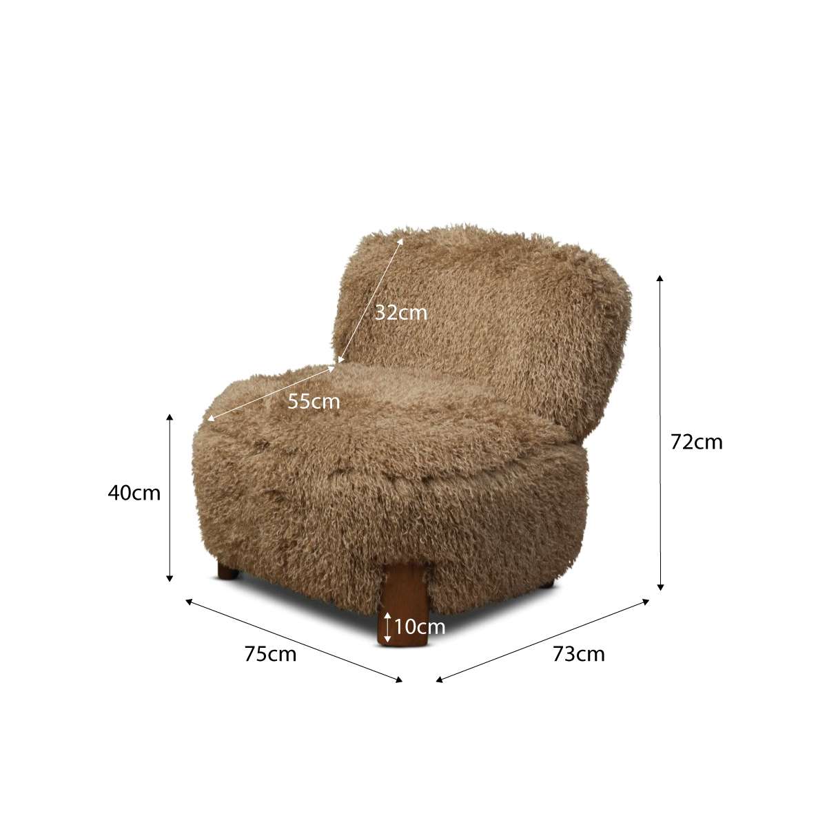 Ted Sherling Occasional Chair - Brown