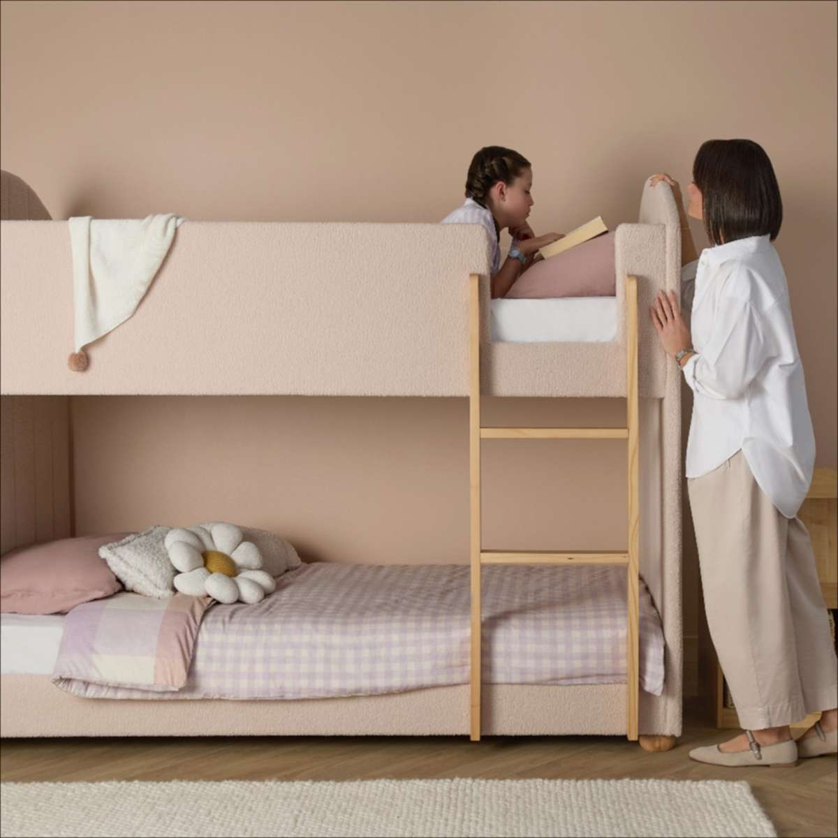 Teddy Bunk Bed - Beige