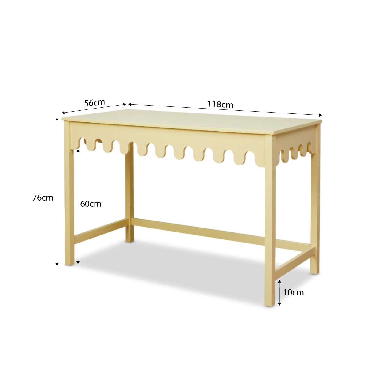 Ice Cream Desk - Yellow
