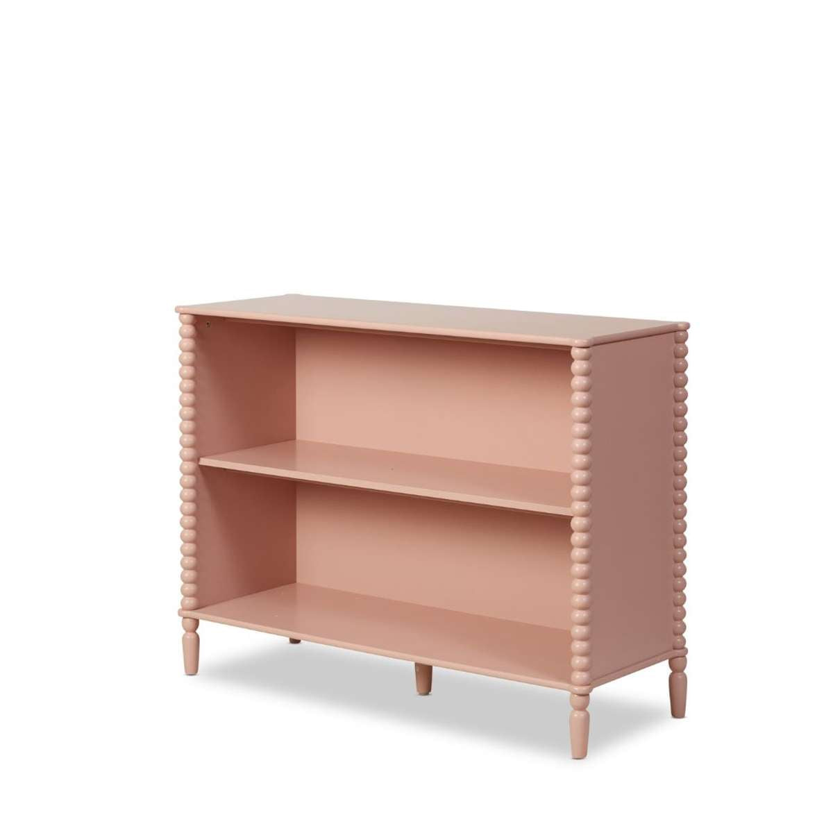 Betti Bobbin Low Bookcase - Pink – Stylish Storage | Mocka