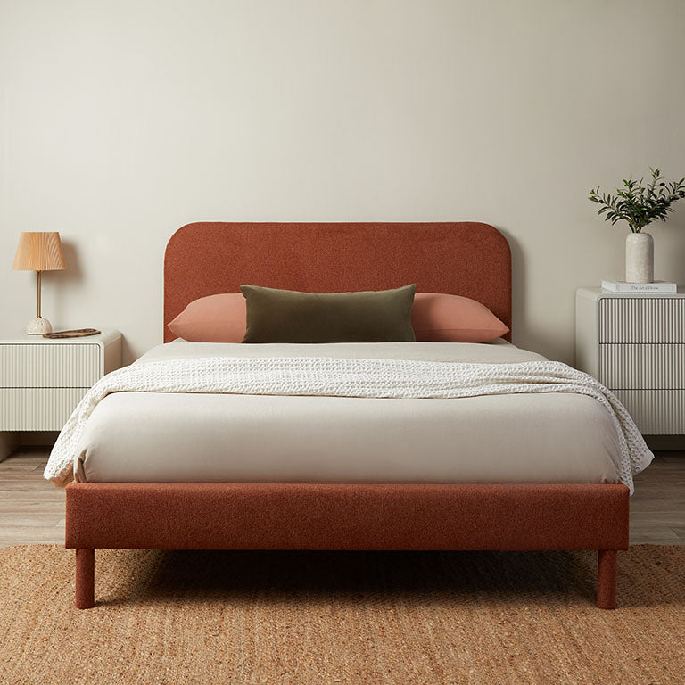Melvin Queen Bed - Clay