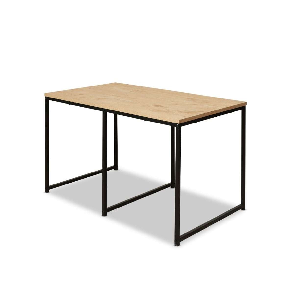 Reese Coffee and Side Table Set - Natural/Black