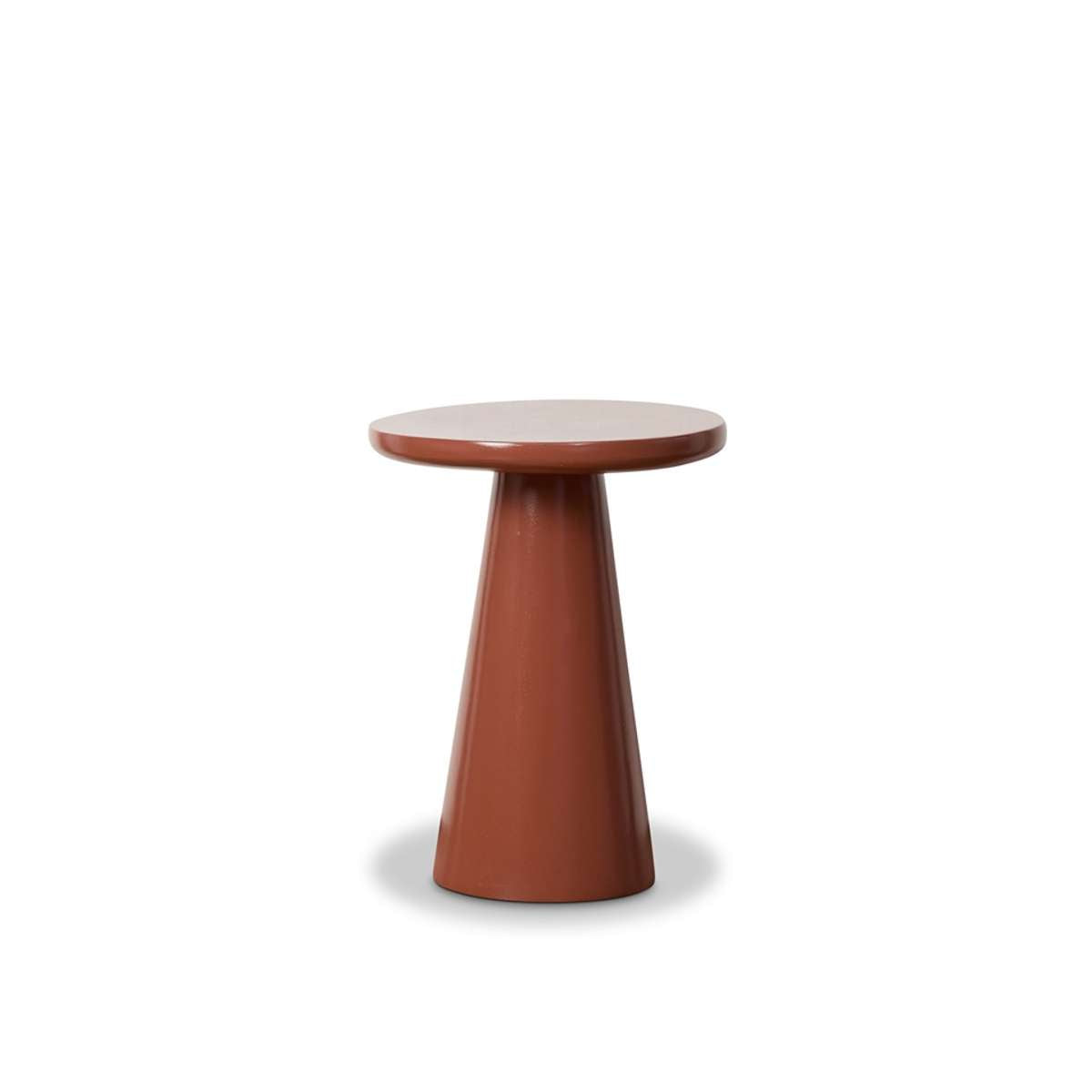 Leandro Outdoor Side Table - Clay Gloss