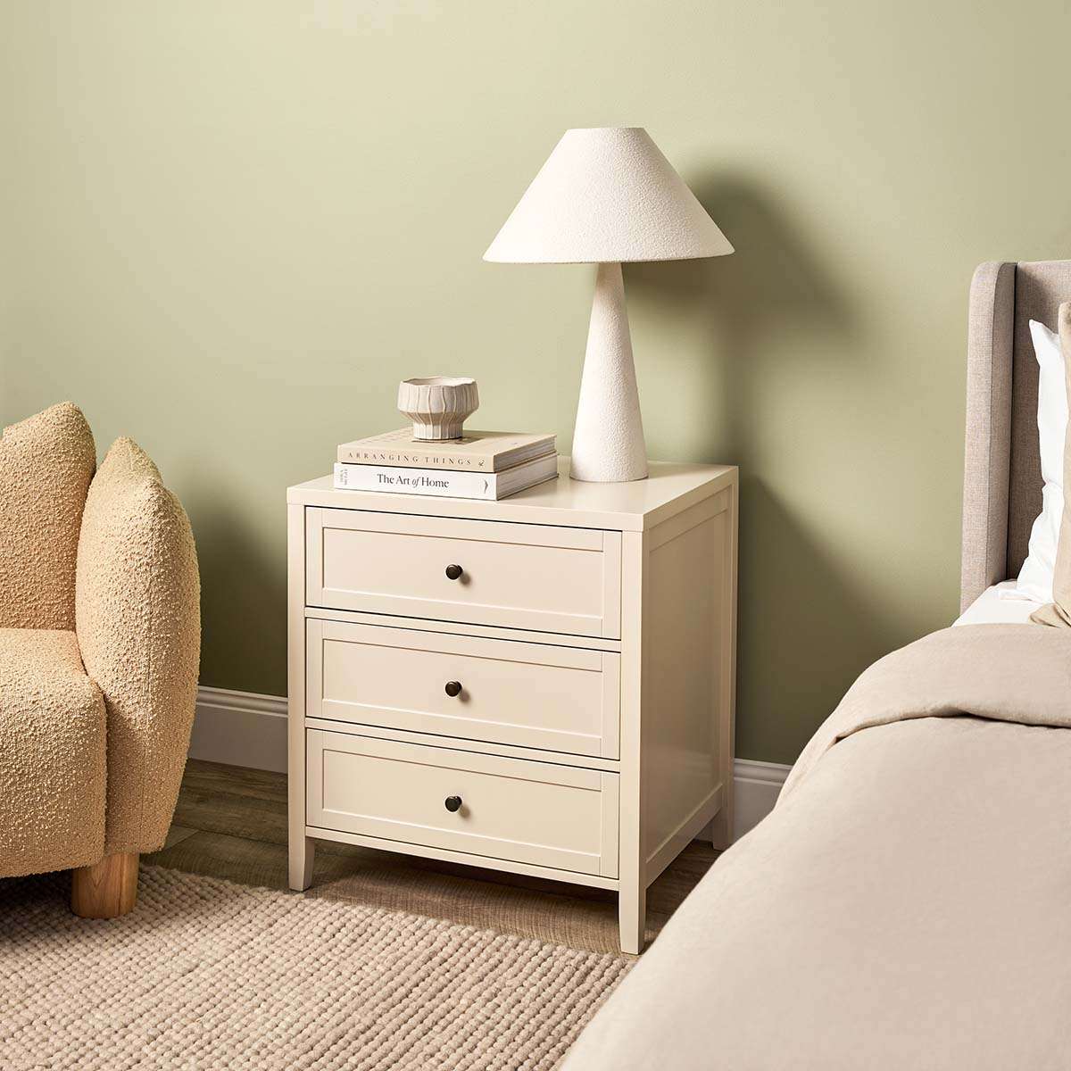 Cove Three Drawer - Beige