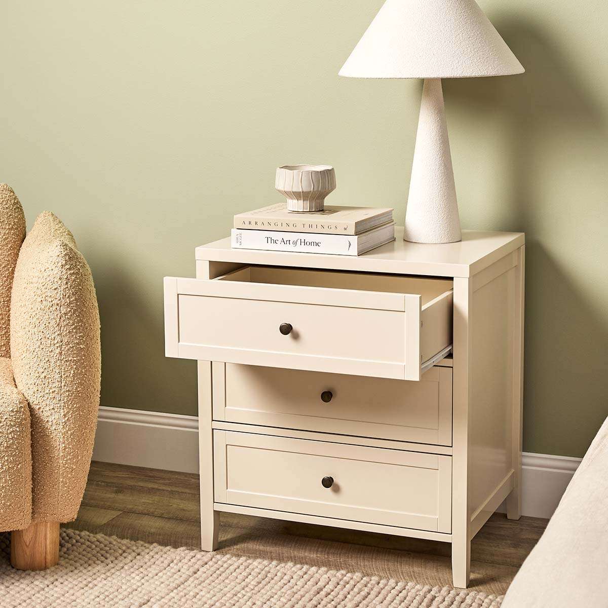 Cove Three Drawer - Beige