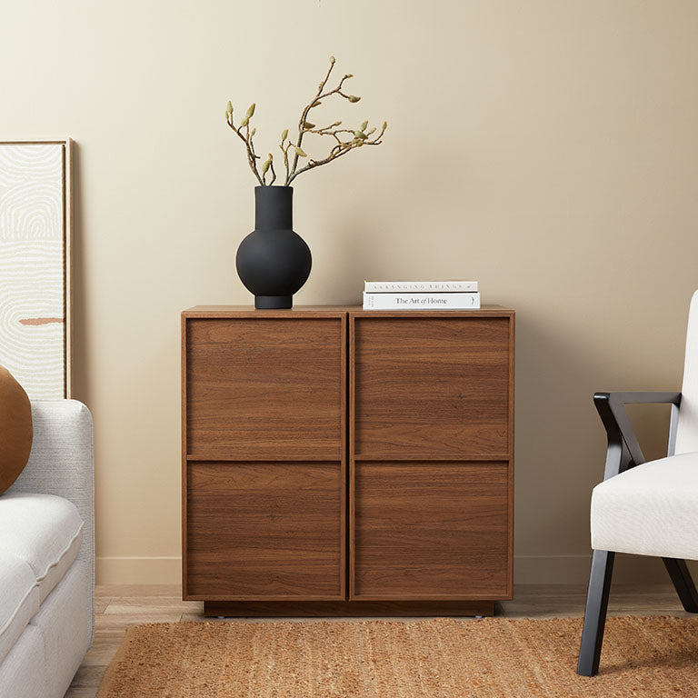 Osaka Two Door Cabinet - Walnut