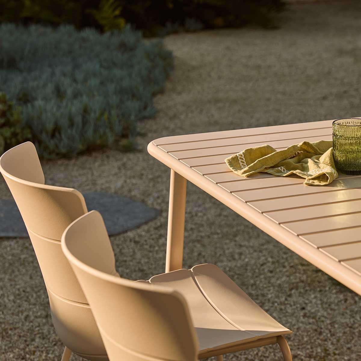 Ravello Outdoor Four Seater Dining Table - Beige