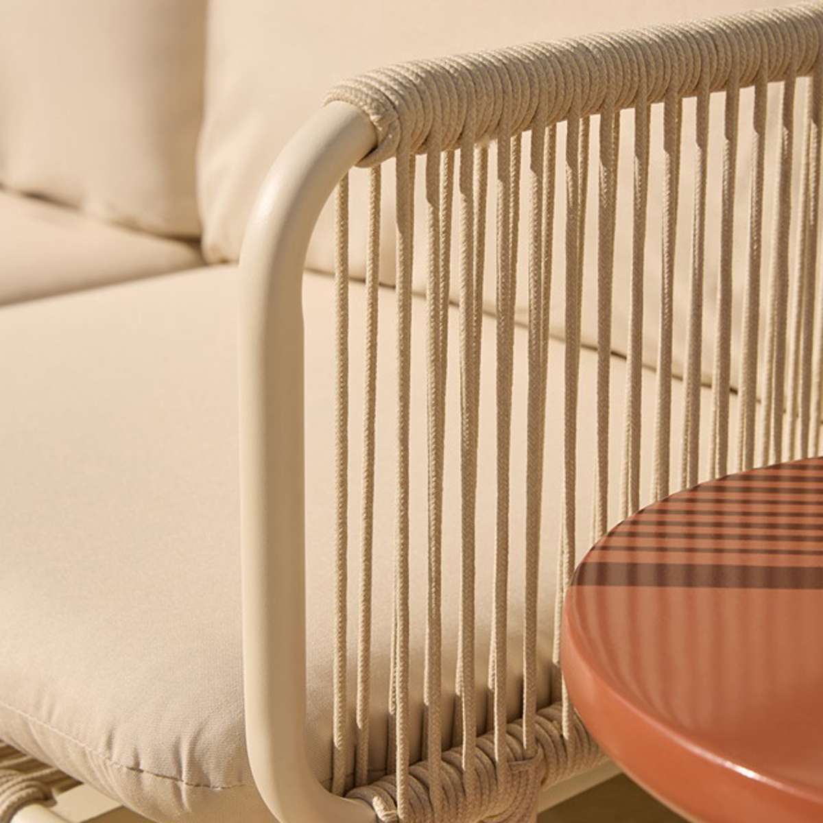 Sorrento Outdoor Two Seater Sofa - Beige