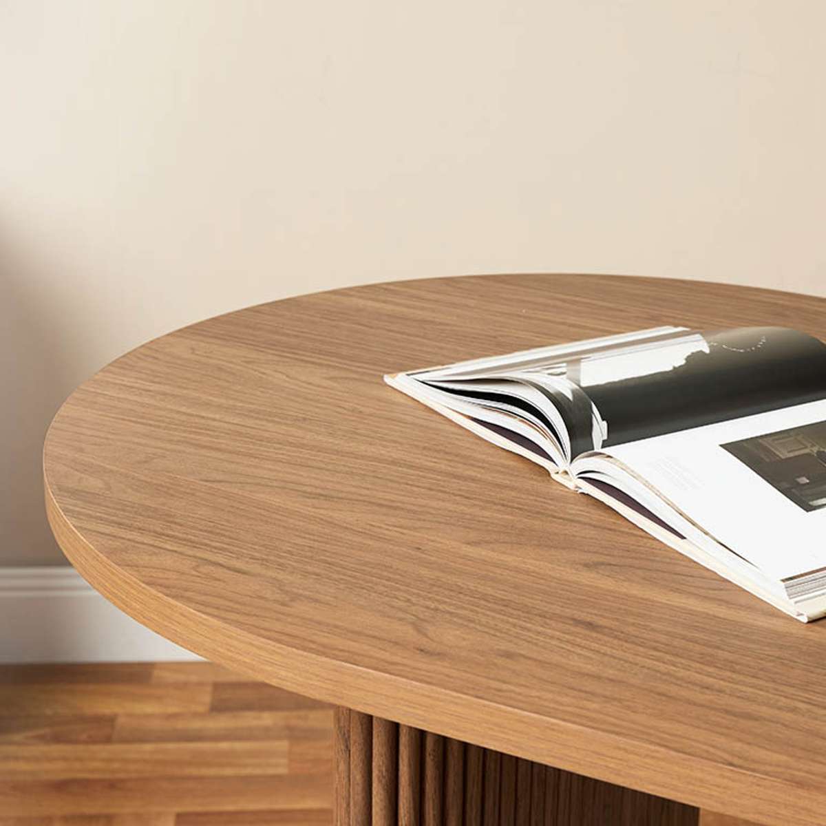 Amara Six Seater Dining Table - Walnut