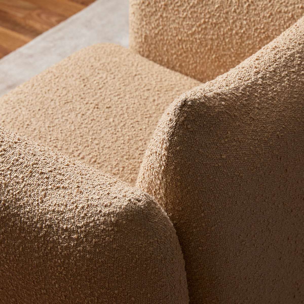 Monte Boucle Occasional Chair - Camel