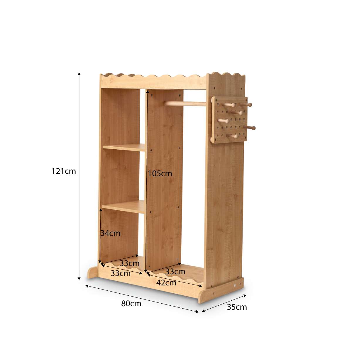 The Play and Pack Up Bundle - Theo Wardrobe and Zoo Toy Storage