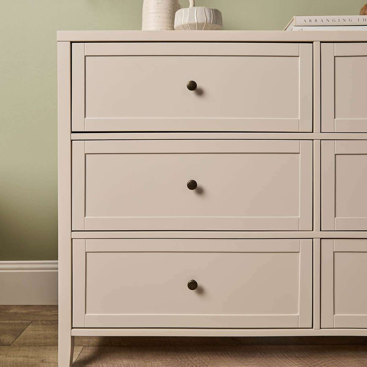 Cove Six Drawer - Beige