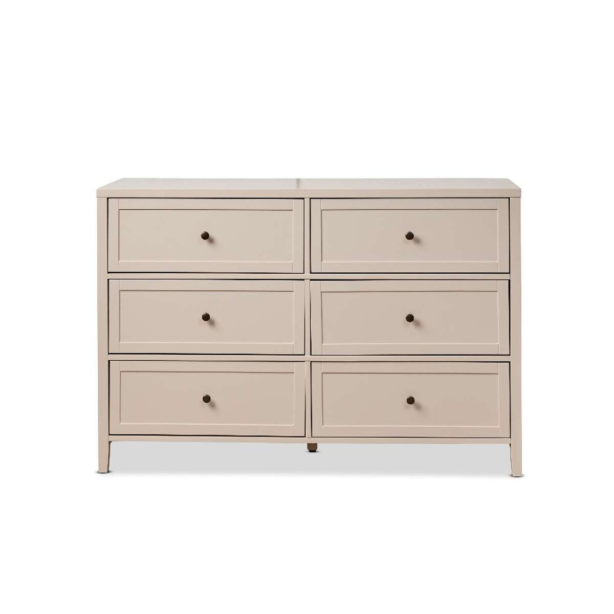 Cove Six Drawer - Beige