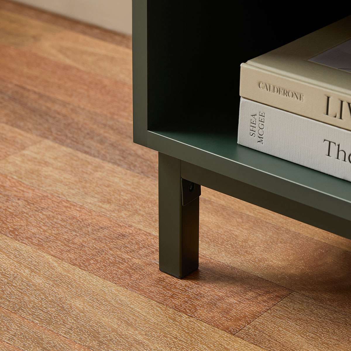 Murphy Bedside Table - Green/Natural | Mocka