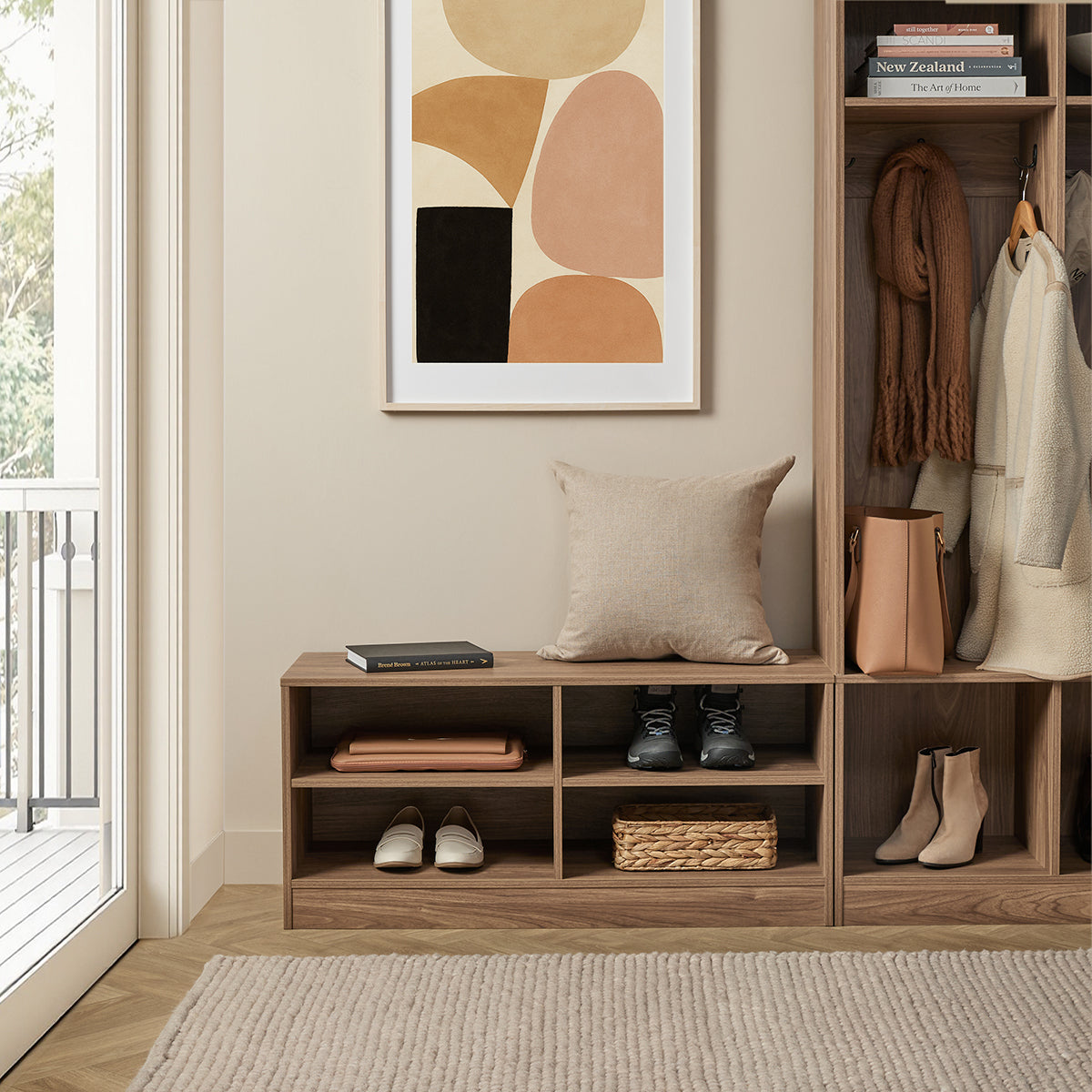 Maverick Storage Bench - Pecan | Mocka