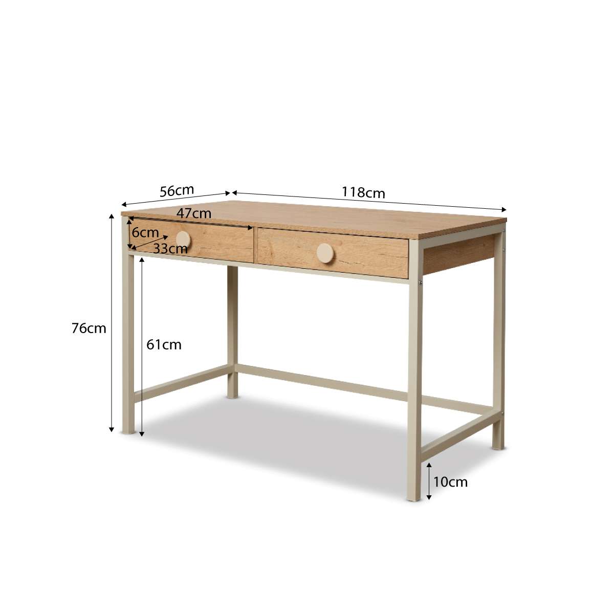 Spotty Desk - Cream