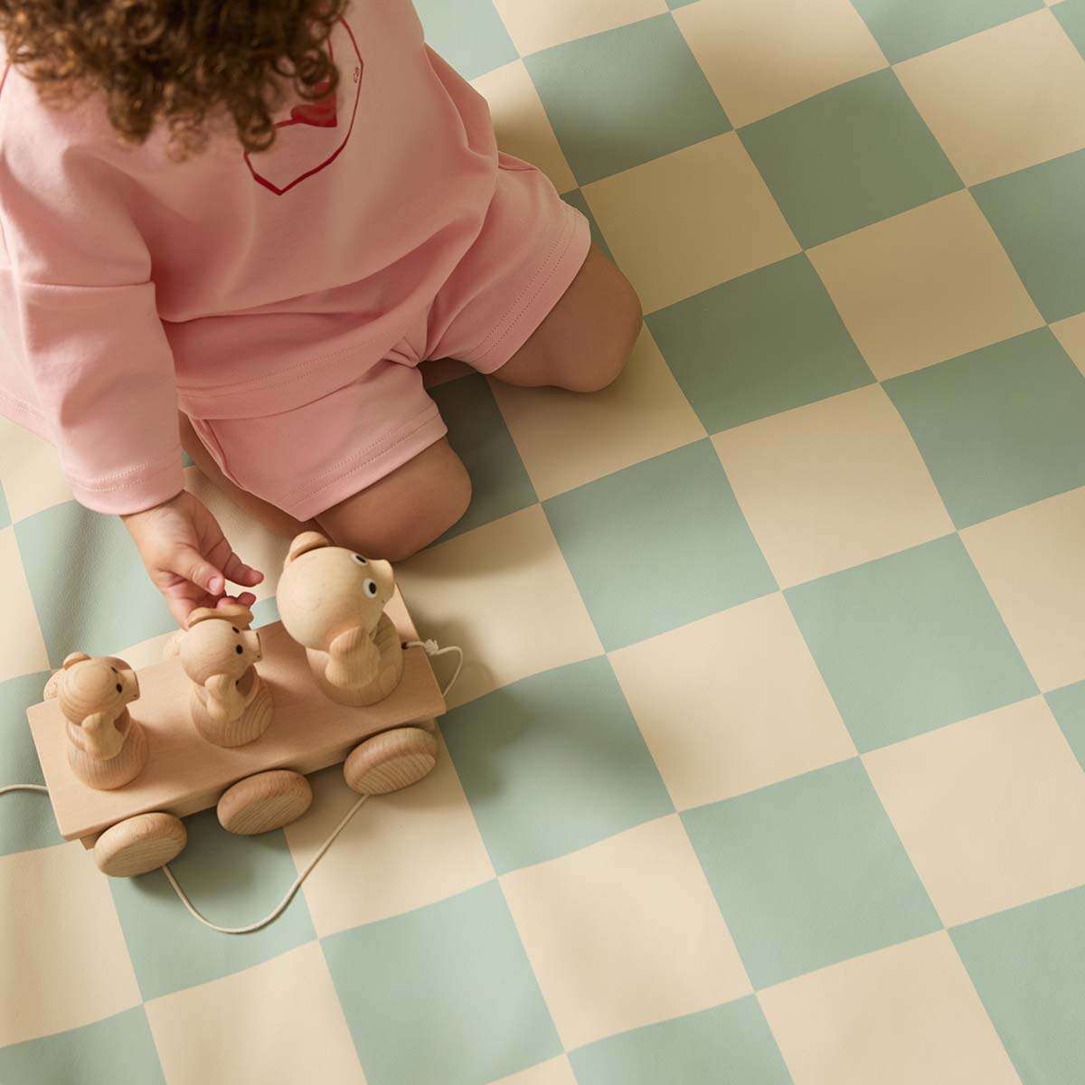 Padded Play Mat Reversible - Cream