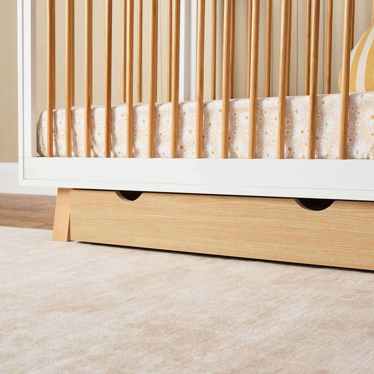 Mocka Under Cot Storage - Natural