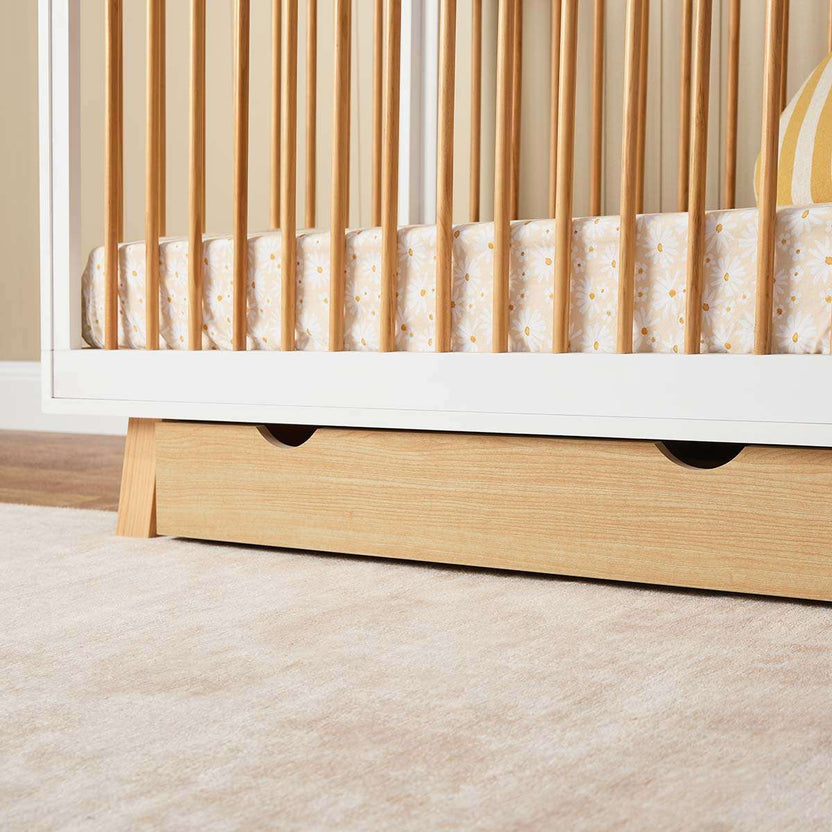 Mocka Under Cot Storage - Natural | Space-Saving Storage