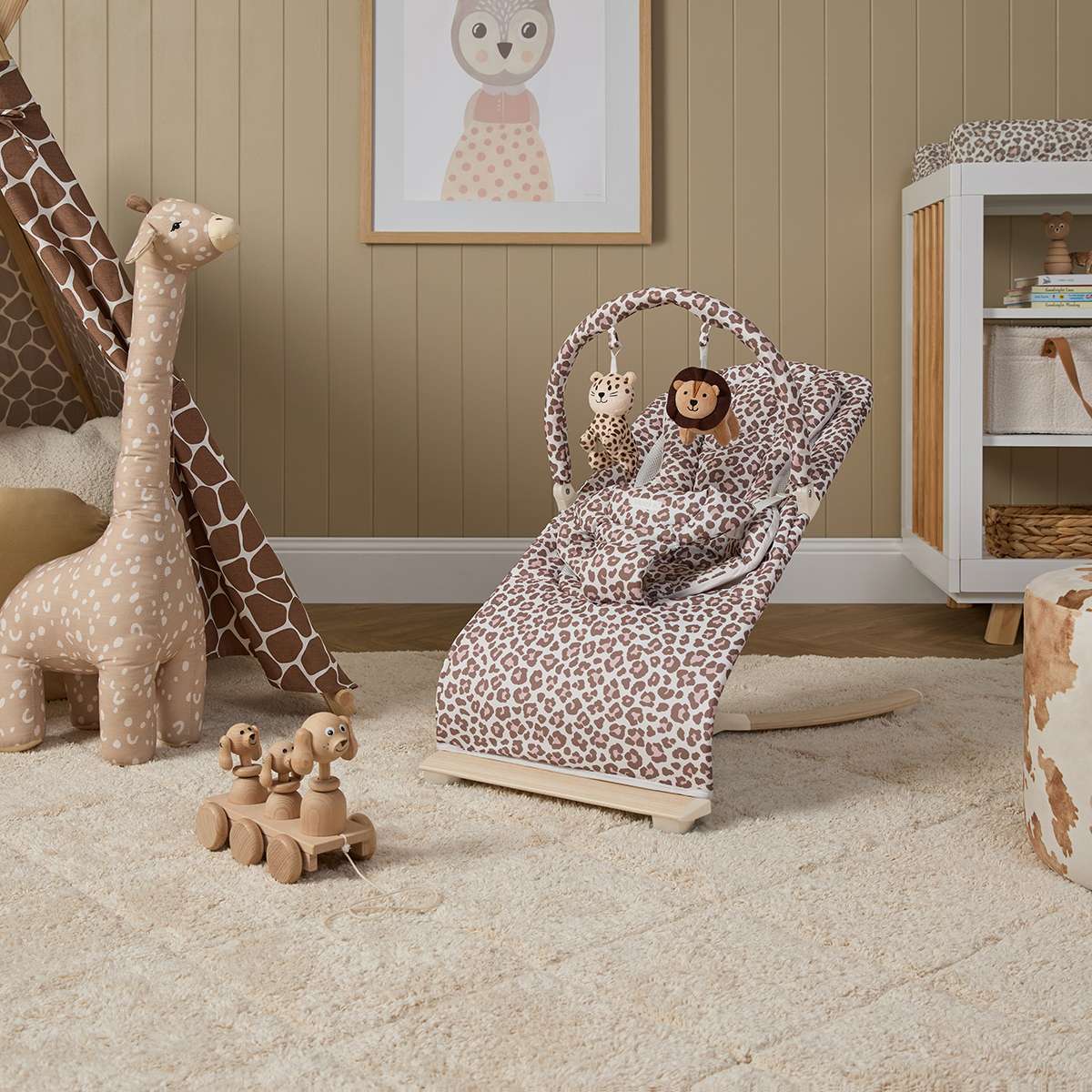 Aubrey Animal Bouncer - Leopard
