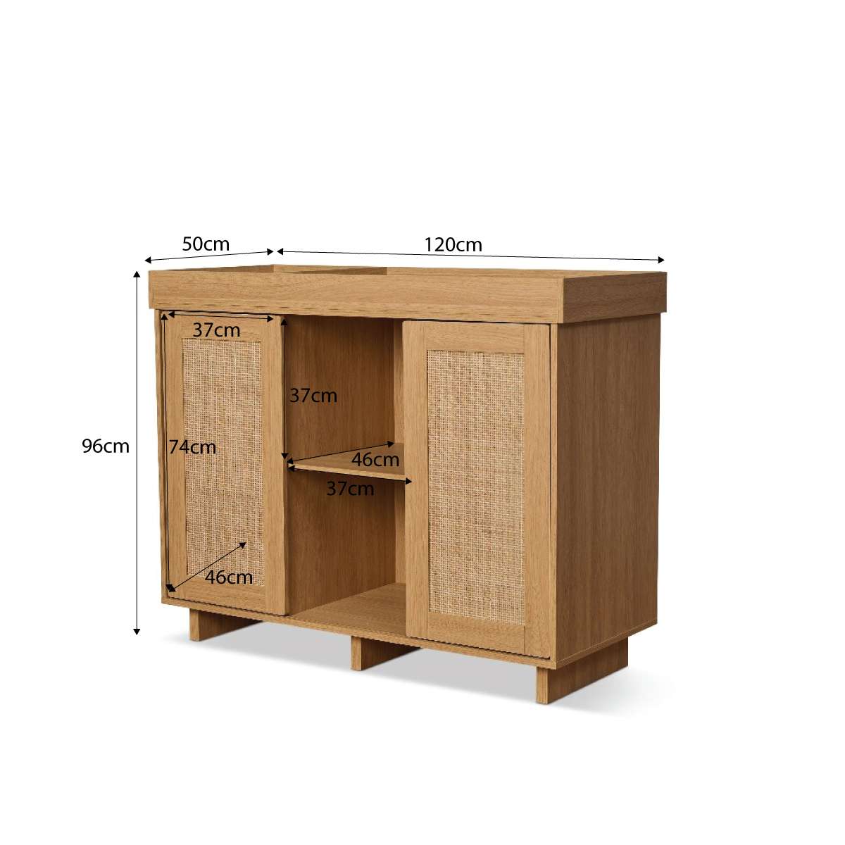 Elliot Change Table with Removable Top - Natural
