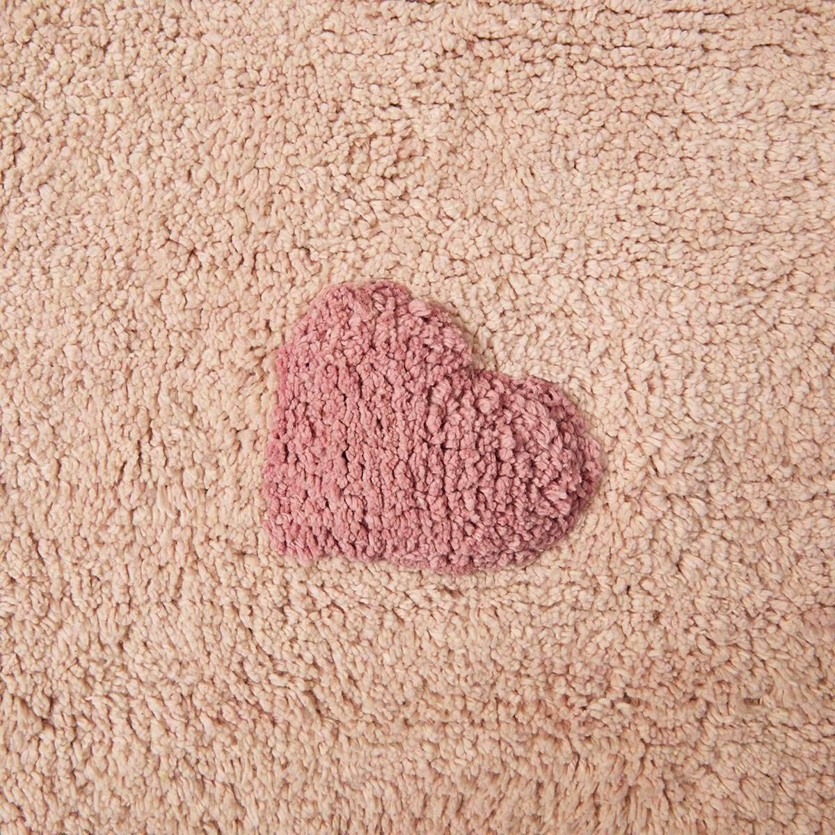 Heart Rug Kids Addy Rectangle Heart Rug - Pink | Mocka