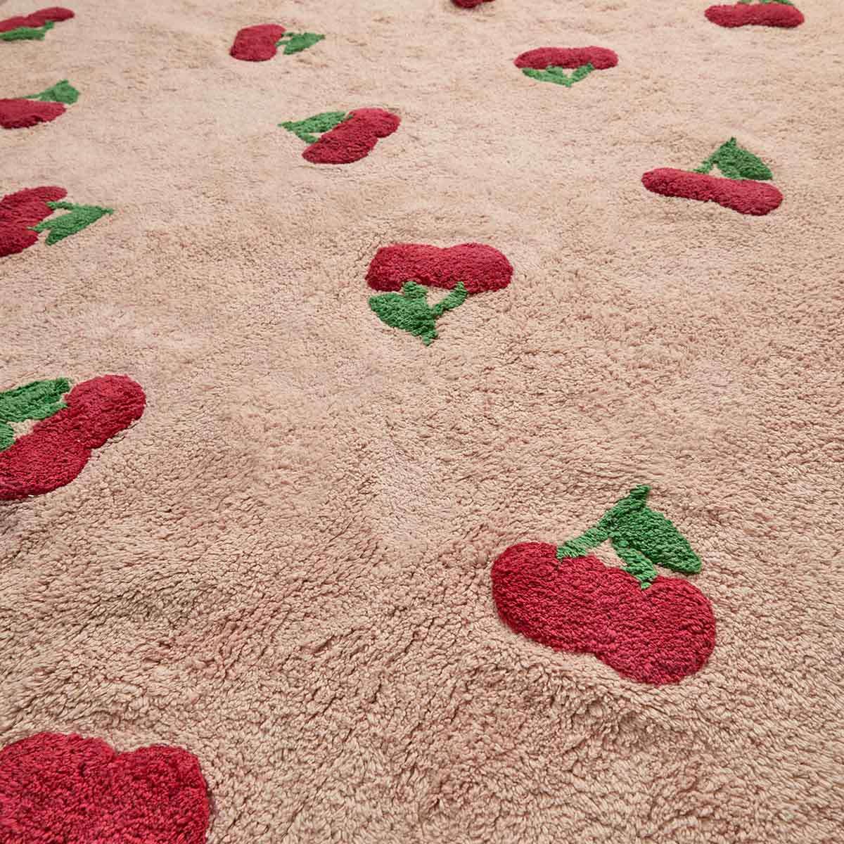 Addy Rectangle Cherry Rug - Pink