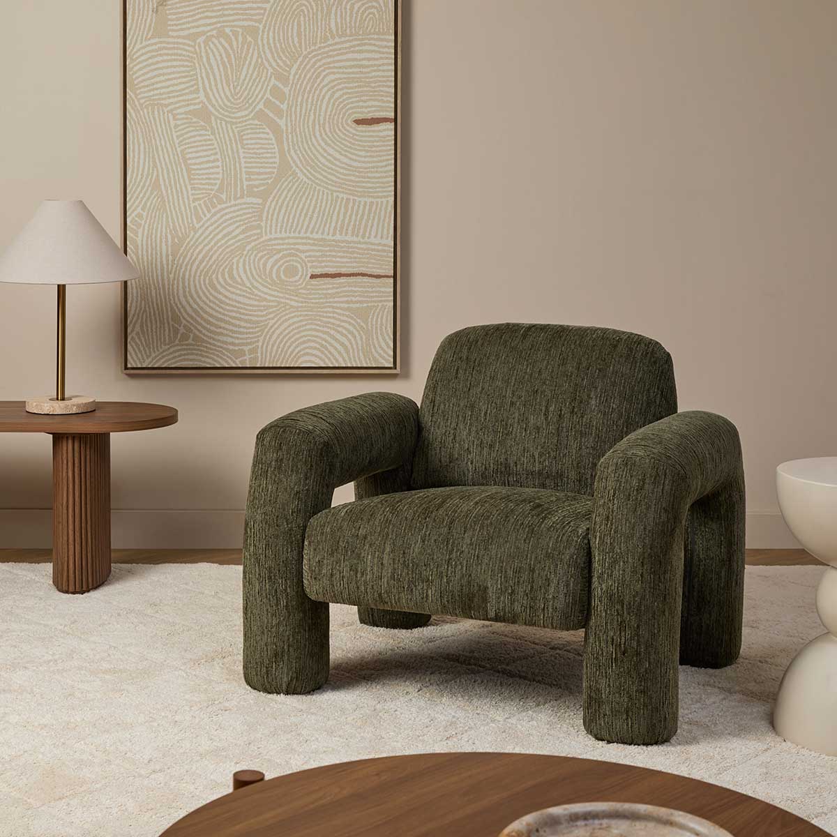 Felix Occasional Chair - Dark Green | Mocka