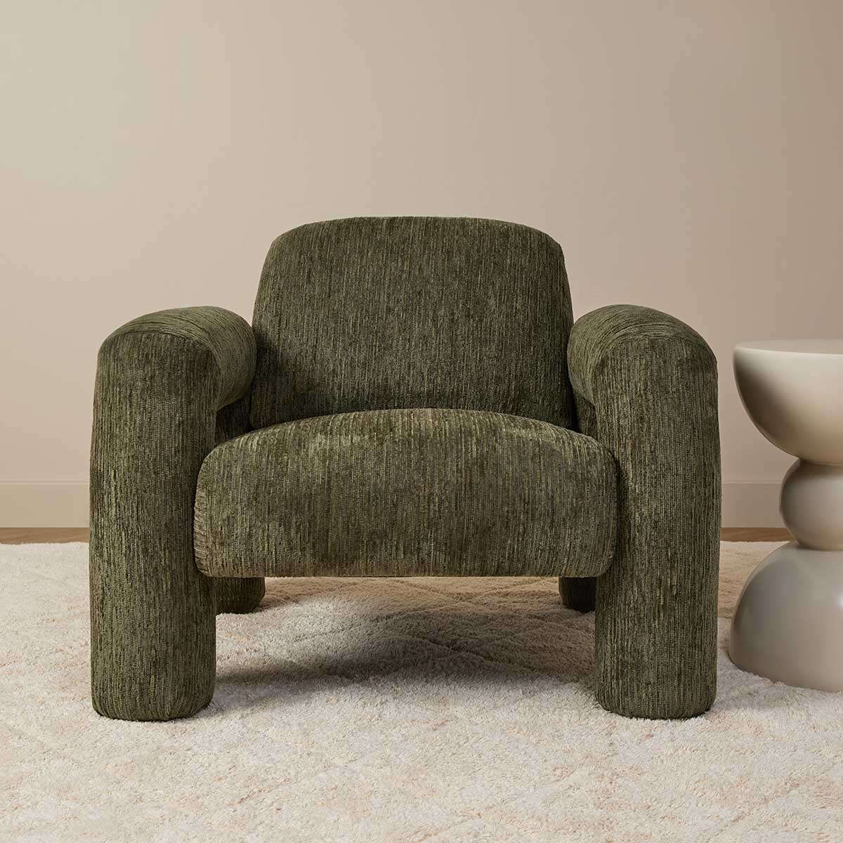 Felix Occasional Chair - Dark Green | Mocka