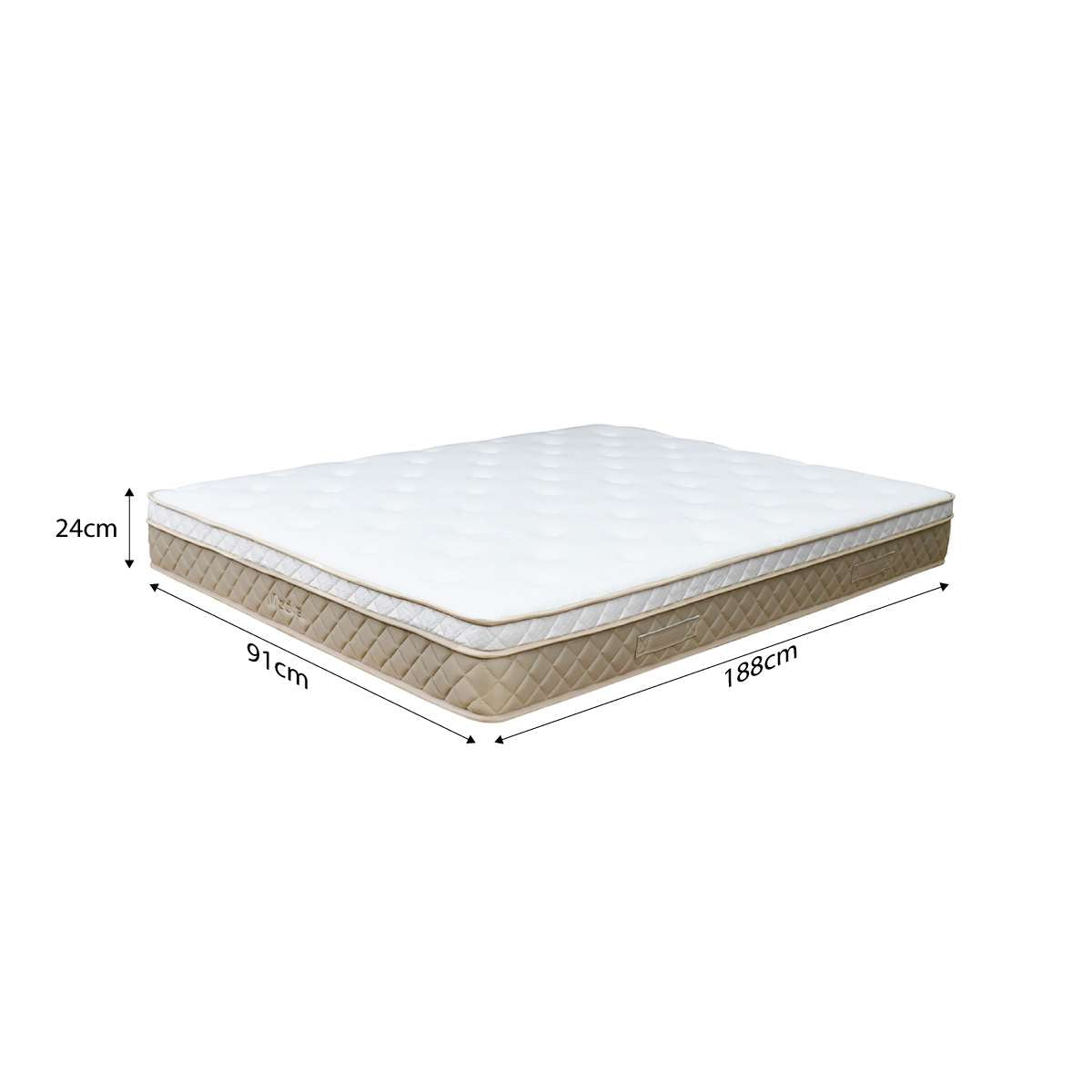 Bamboo Memory Foam Pocket Spring Single Mattress