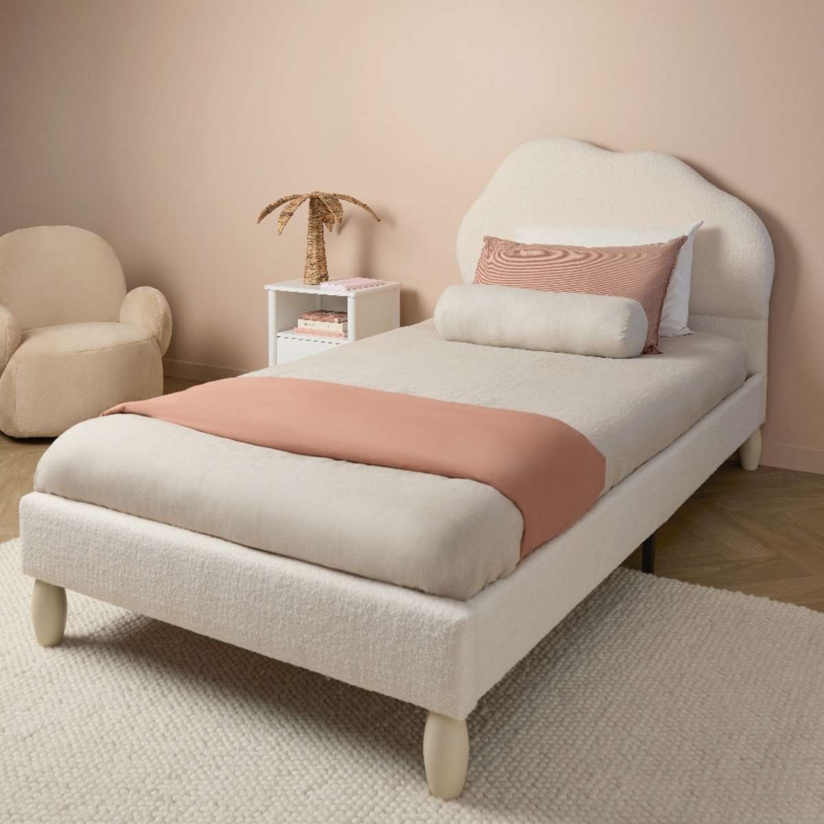 Cosy Cloud King Single Bed - Ivory